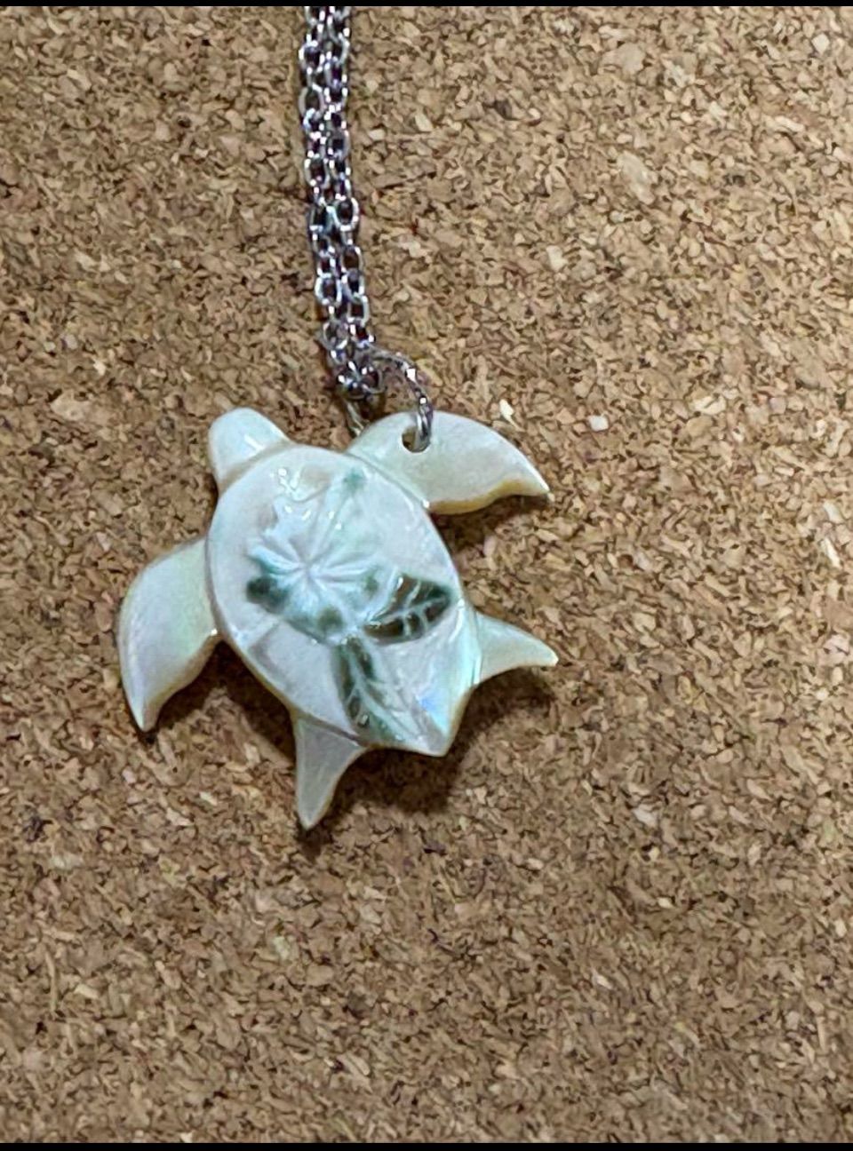 夜光貝ネックレス(yst4)