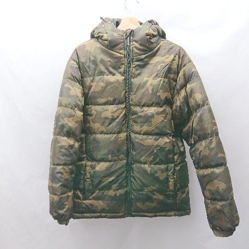 ◇ ⊇ MTEX カモフラージュ柄 防寒 長袖 フード中綿 ジャケット