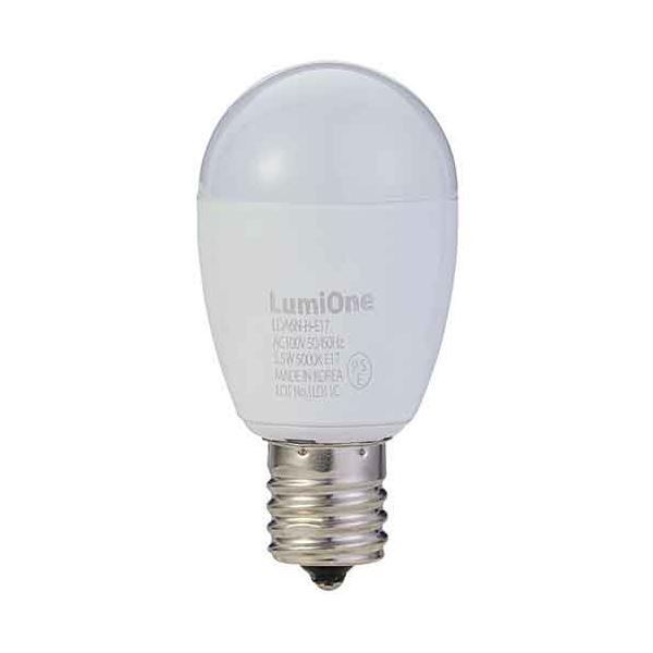 まとめ インターテクノロジー LED電球 ミニクリプトン形 E17口金 5.5W 5000K 昼白色 LDA6N-H-E17 1個 ×3セット