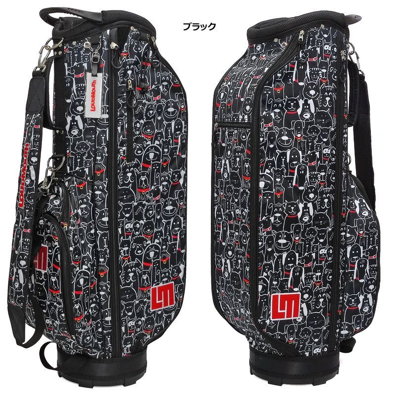 LOUDMOUTH レッドキャディバッグ LOUDMOUTH】8.5型 スタンドバッグ キャディバッグ レッド | Pay ID
