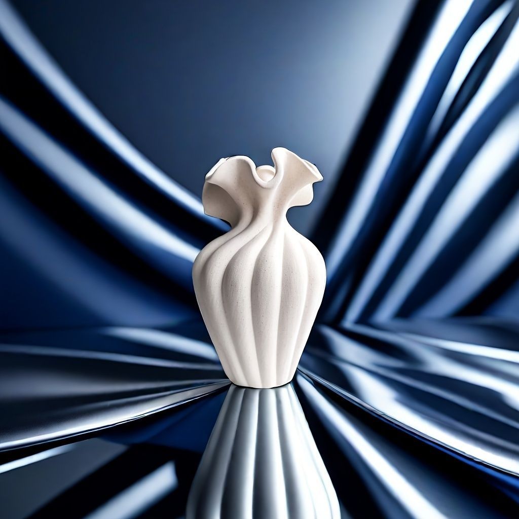 花瓶 花びん セラミック おしゃれ モダン シンプル ホワイト インテリア雑貨 花器 生け花 装飾 玄関 リビング ダイニング 大 小 ギフト プレゼント 贈り物 NEXPOTALLINN_EU