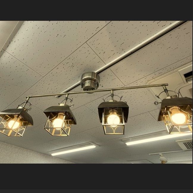 Ampoule キシマスポットライト シーリングライト 照明4灯 ステンレス製□