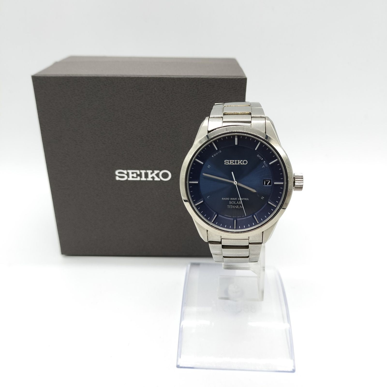 SEIKO 電波 腕時計 ソーラー チタン 7B24-0BB0 セイコー 正確さと上品さを兼備✨】 SEIKO セイコー 腕時計 電波ソーラー