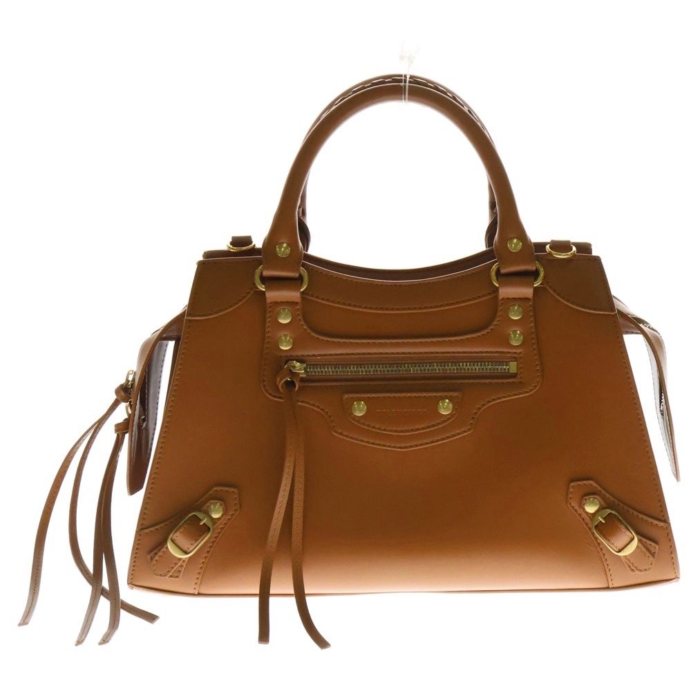 BALENCIAGA ショルダーバッグ ブラウン BALENCIAGA (バレンシアガ) ネオ クラシック シティ 2WAY レザー