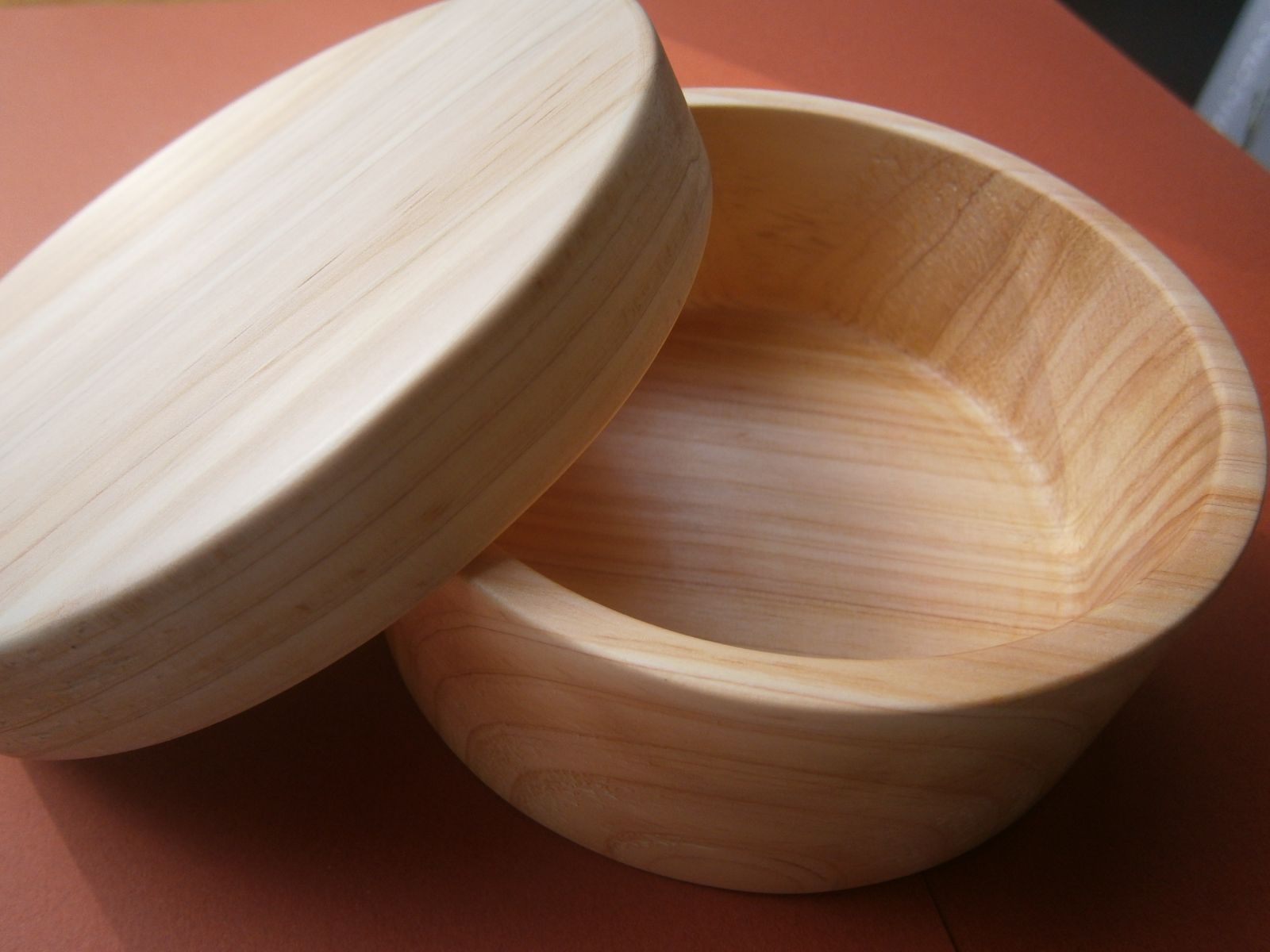 国産 天然ひのき 丸型 手作り くり抜き 弁当箱 わっぱ 木製弁当箱 お櫃にも