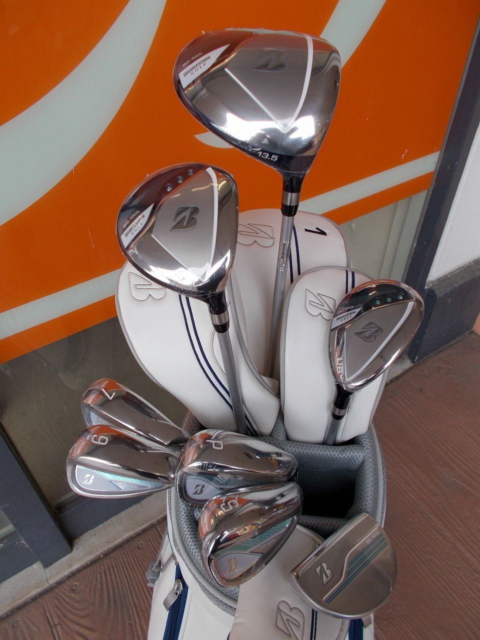 新品 BRIDGESTONE BG-100L レディスハーフセット 8本セット ブルー