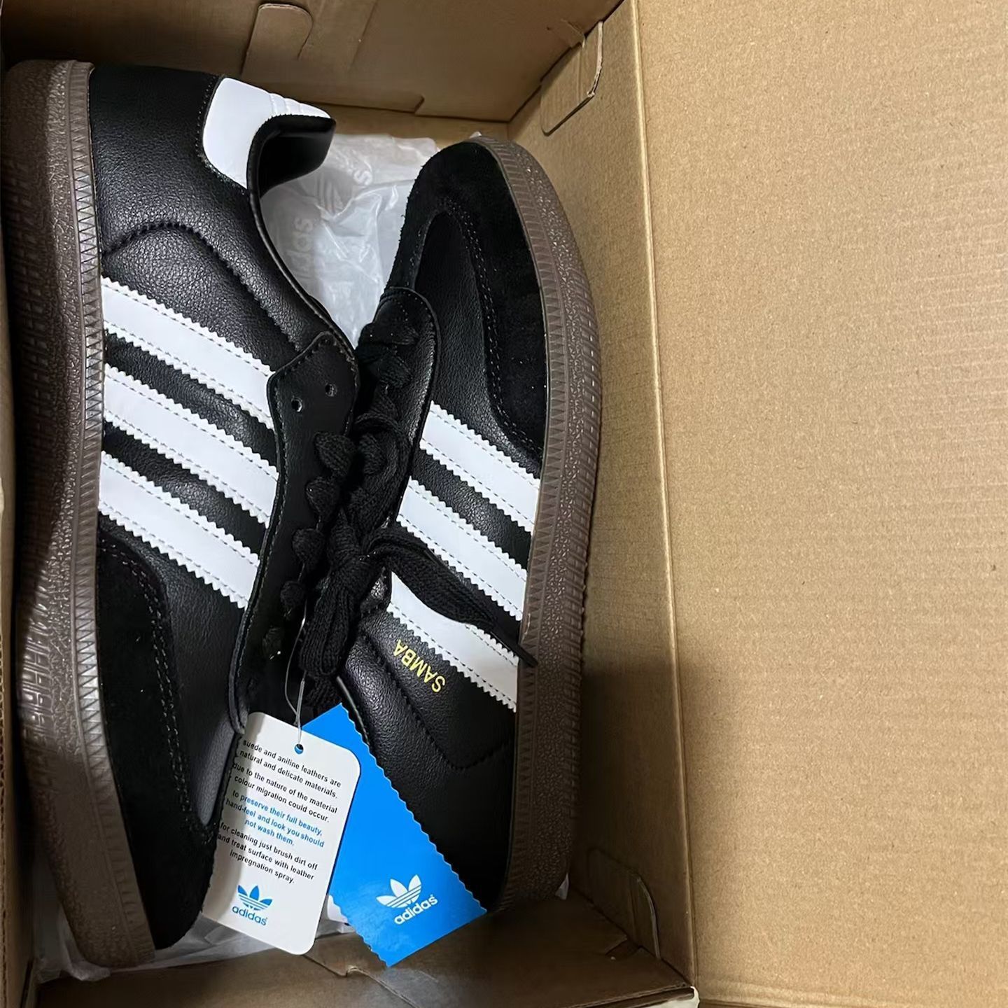 adidasアディダス サンバ Samba OG ブラック White Gum Adidas Originals Samba black