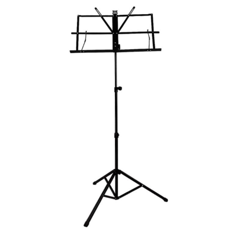 譜面台(スチール製) 高さ150CM マットブラック演奏会収納袋付楽譜ファイル付 楽天市場】譜面台 軽量 コンパクト 折りたたみ スチール製 伸縮