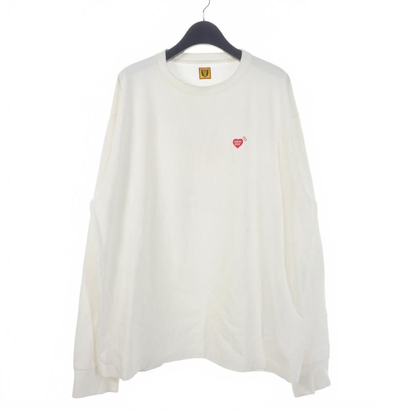 Human Made 長袖カットソー ホワイト HUMAN MADE 長袖カットソー ホワイト XL - メルカリ
