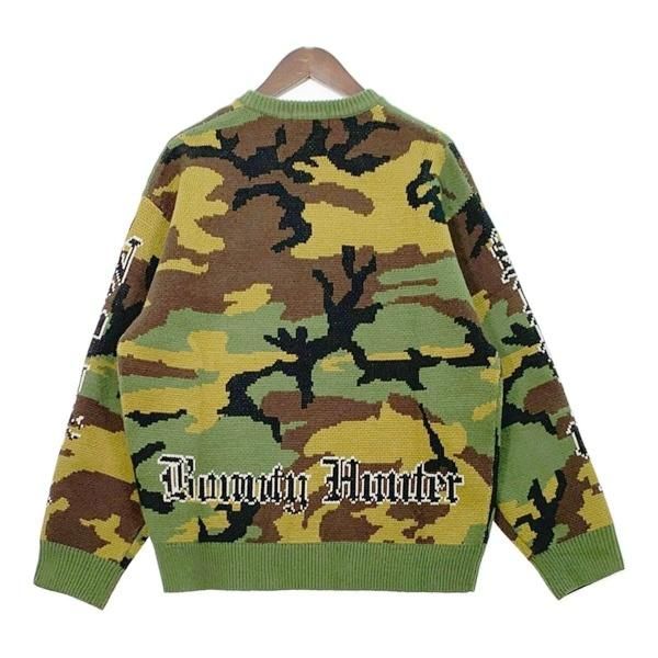 Supreme カモフラージュ ニットセーター M 楽天市場】Supreme シュプリーム（柄カモフラージュ・迷彩