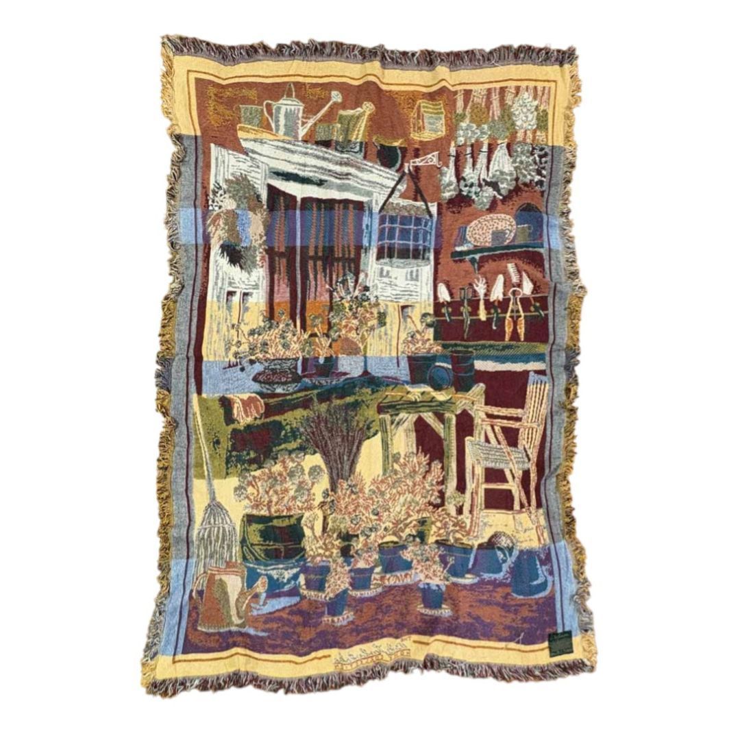 【VINTAGE】90s USA製 ラグ マット ボブ・ティンバーレイク vintageラグ カーペット USA製 ガーデニング 絵画 1911 - メルカリ