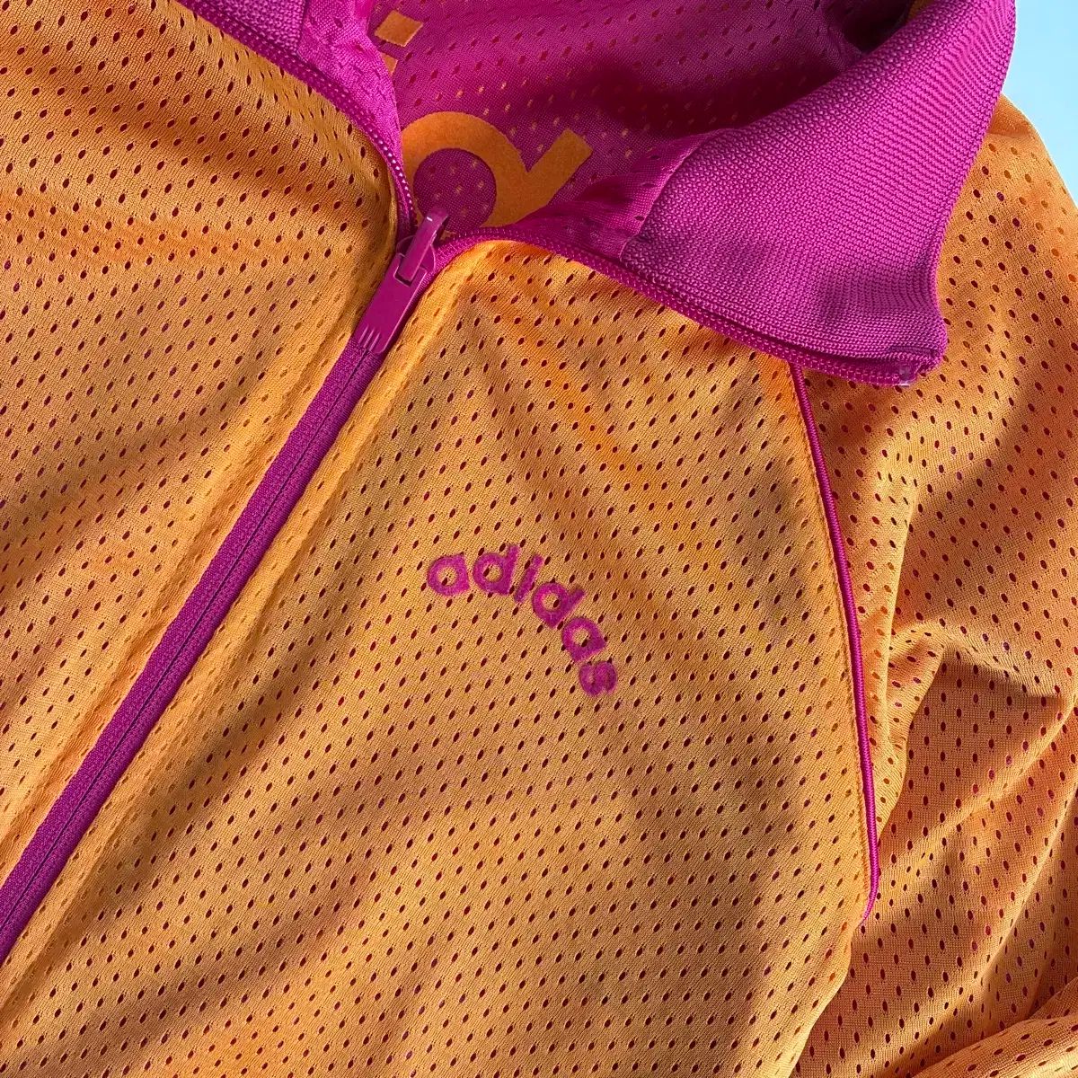 Adidas アディディス 00 s ウーマンズ マゼンタ リバーシブル トラックトップス ジャケット