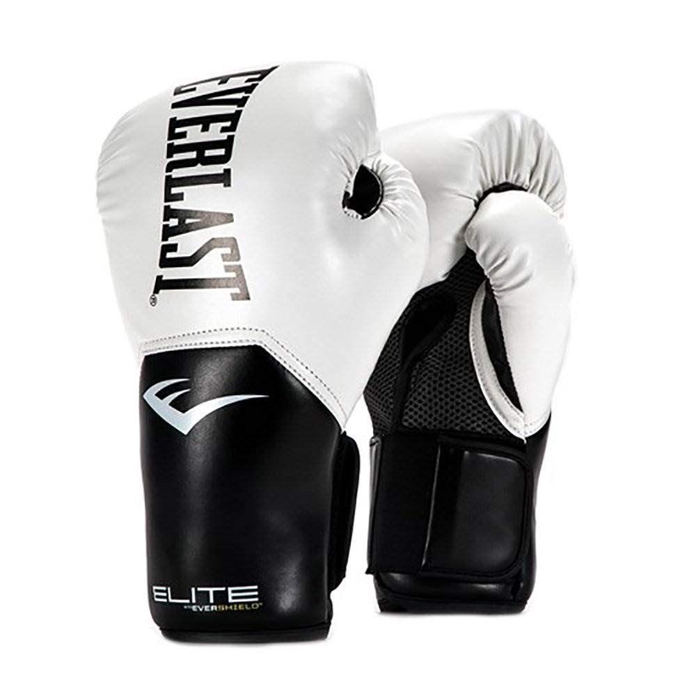 Everlast トレーニンググローブ エリートプロスタイル 12オンス 白 ホワイト 12 oz Pair