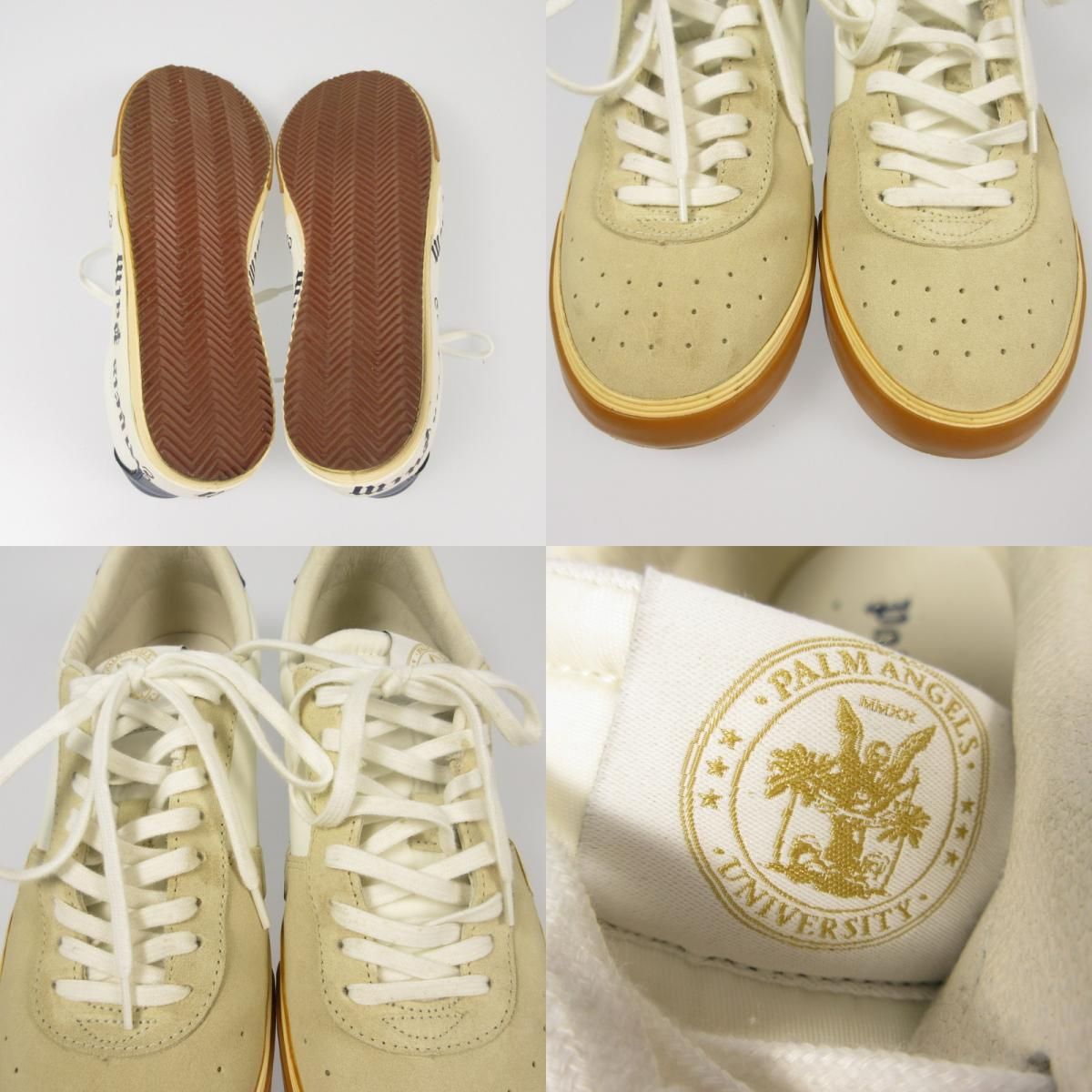 【PALM ANGELS】 ロゴ スエード スニーカー ※送料込 PALM ANGELS】 ロゴ スエード スニーカー ※送料込 (Palm Angels