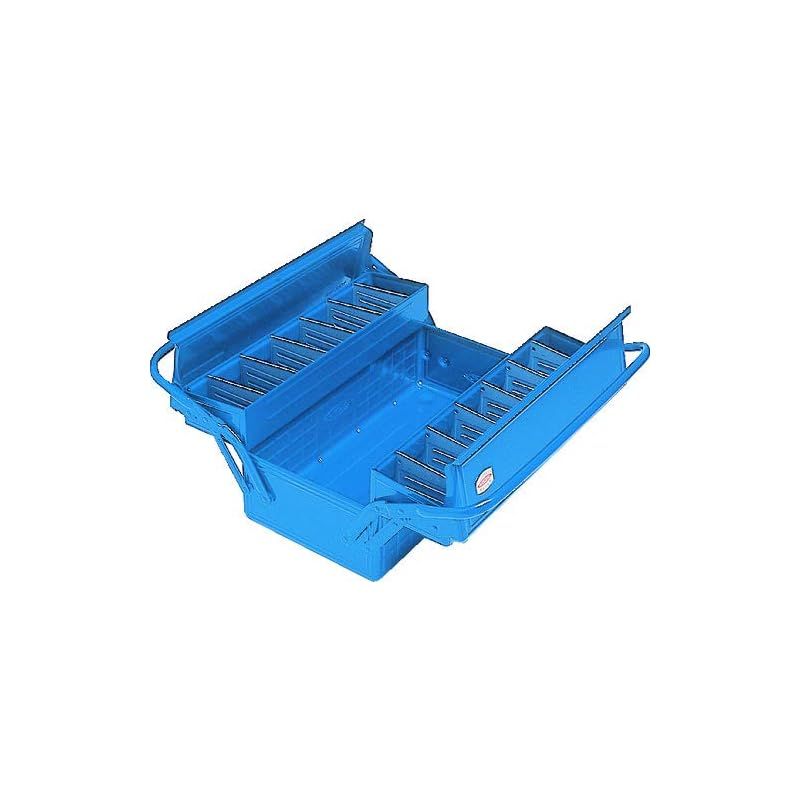 TRUSCO トラスコ 2段式工具箱 600X220X305 ブルー GL-600-B 1 LLC-HASEGAWATOSO_COM