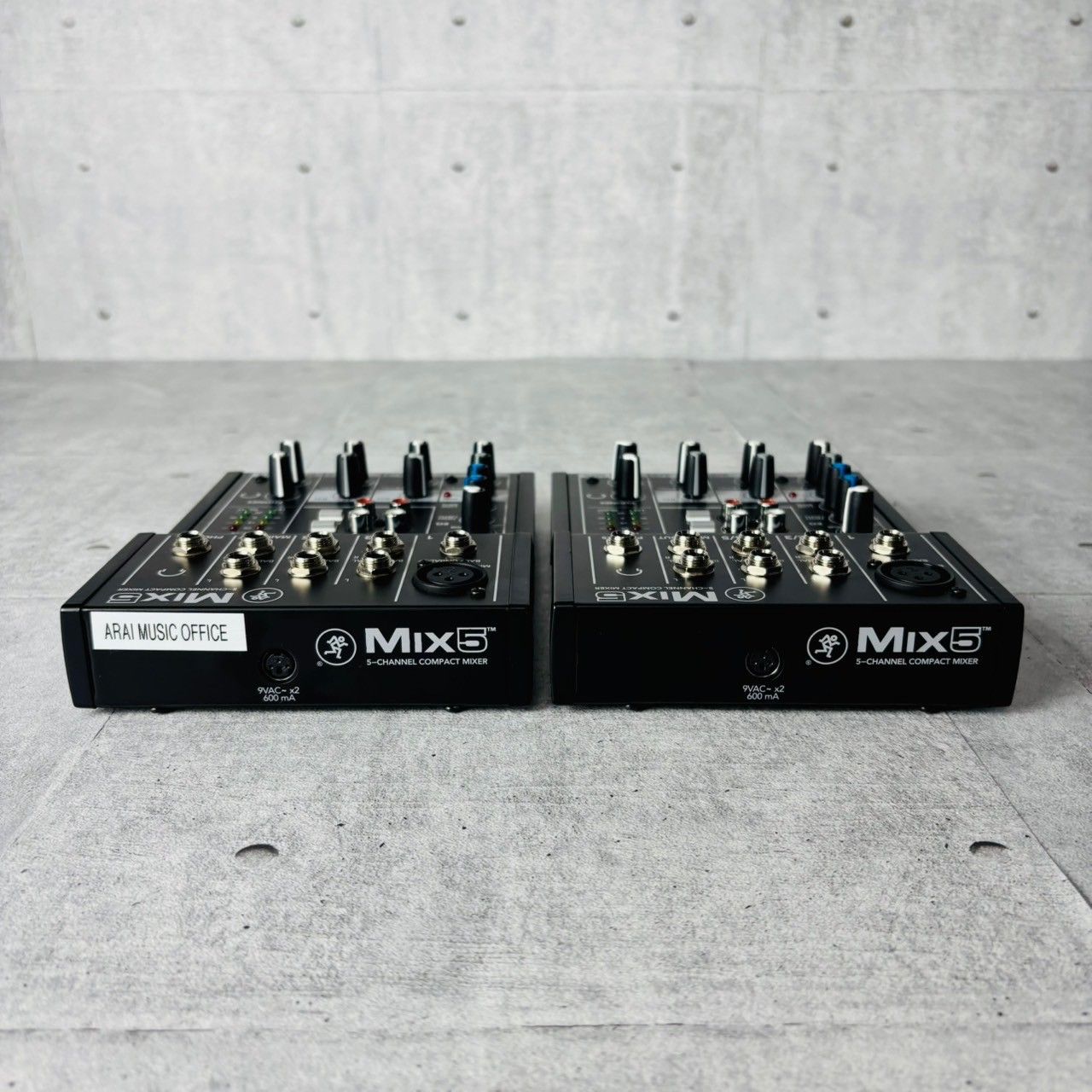 MACKIE MIX5 超コンパクト アナログミキサー 音響機器 AC
