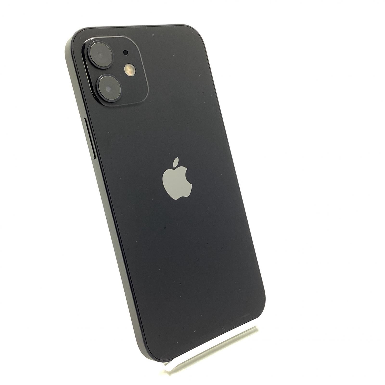 【全額返金保証】【最速発送】Apple iPhone 12 128GB ブラック au SIMフリー 美品 動作確認済 白ロム 98%