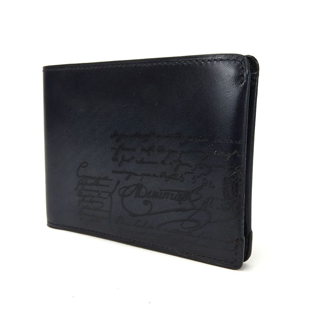 ベルルッティカリグラフィ札入れ ＆ 名刺入れイエローパティーヌ