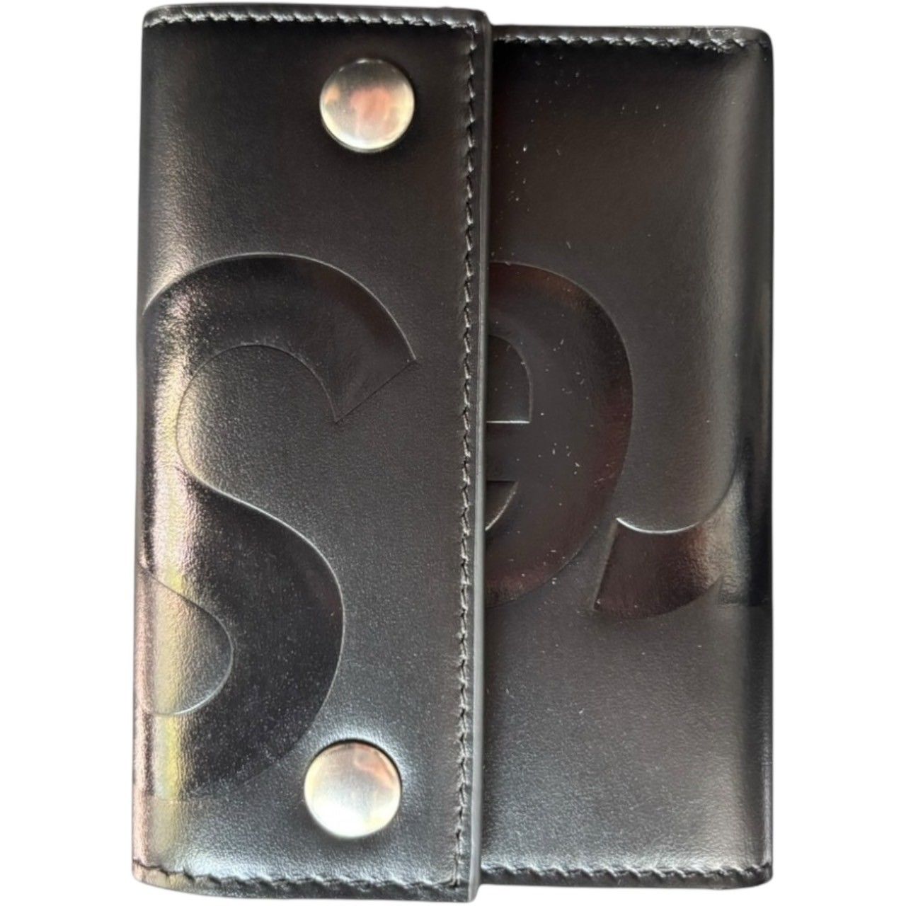 Supreme ウォレット BLACK 初期 2025SS 正規品 Supreme Leather Chain Wallet Black 財布 - メルカリ