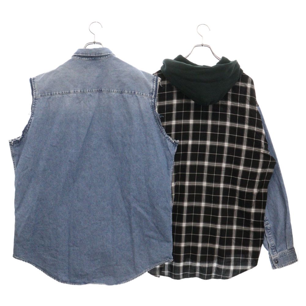 バレンシアガ　ツインセットフーディ BALENCIAGA (バレンシアガ) 19SS Twinset Hoodie ツインセット