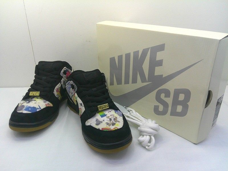s25g-A492k Supreme シュプリーム NIKE SB ナイキ スケートボーディング DUNK LOW OG QS ダンク ロー オリジナル クイックストライク FD8778-001 28.5cm マルチカラー
