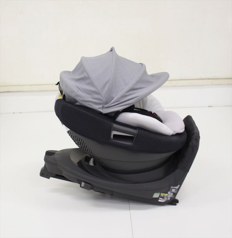 THE S Air ISOFIX エッグショック ZA-670 グレー コンビ製チャイルドシート ISOFIX固定 新生児OK クリーニング済み C4323219