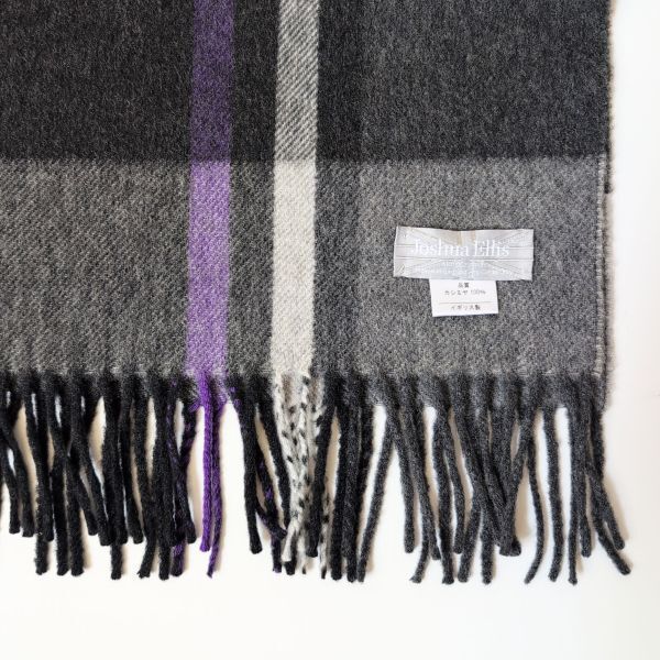 国内正規品 ジョシュア エリス Joshua Ellis カシミヤ大判ストール