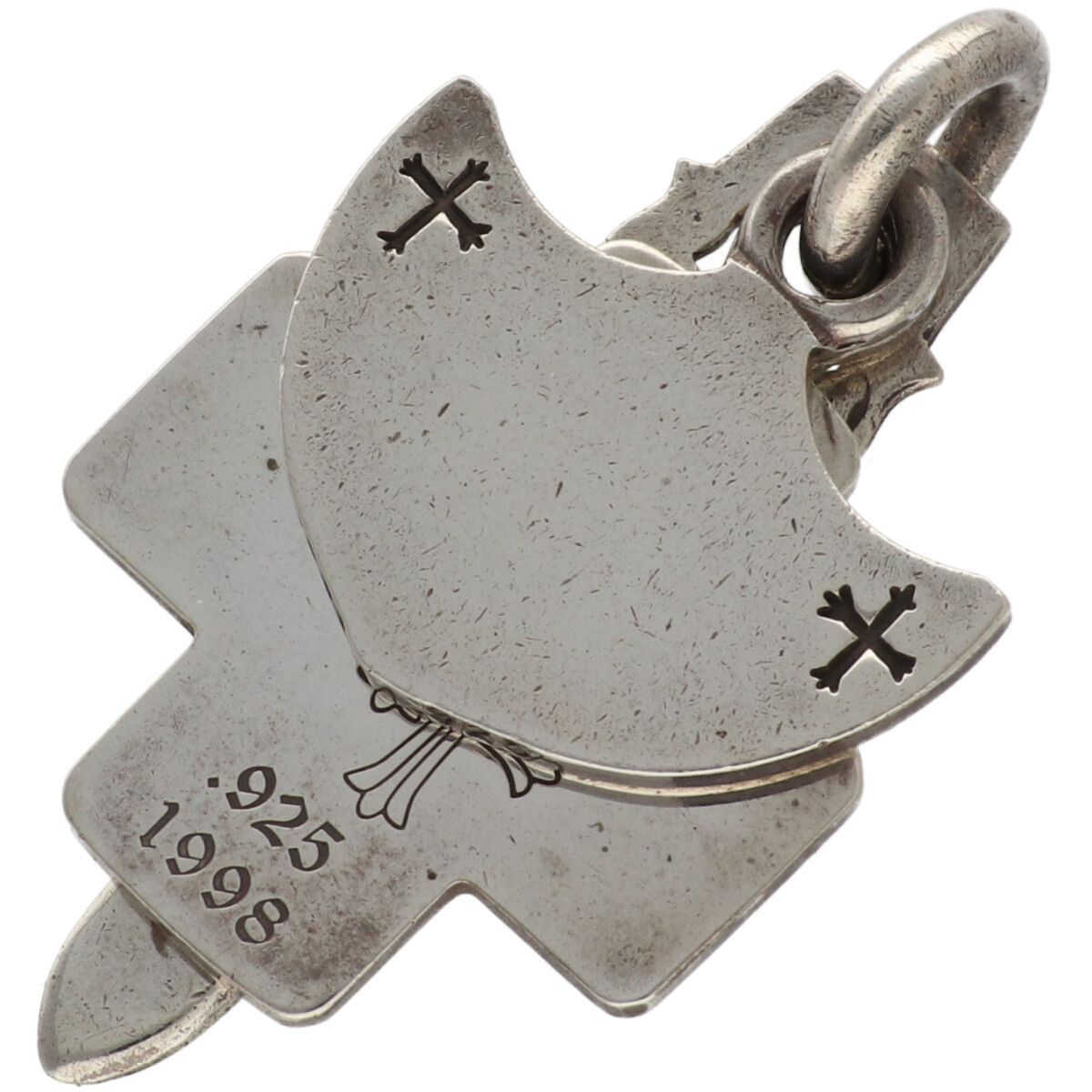 CHROME HEARTS クロムハーツ 3トリンケッツ SV 925 シルバー ネックレス ペンダント トップ チャーム スリートリンケッツ RS