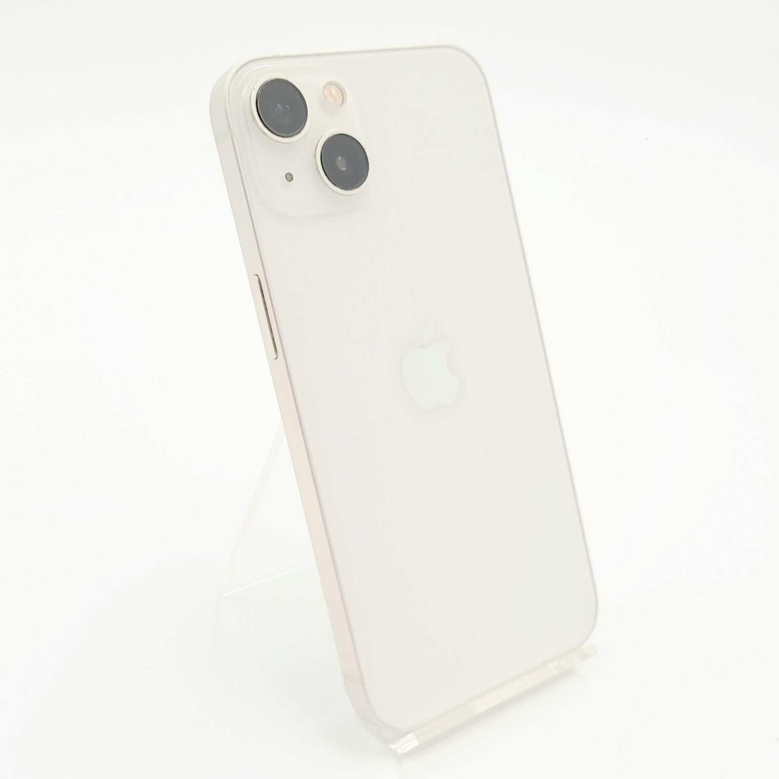【全額返金保証】【最速発送】Apple iPhone 13 256GB スターライト SIMフリー 白ロム 79% 動作確認済