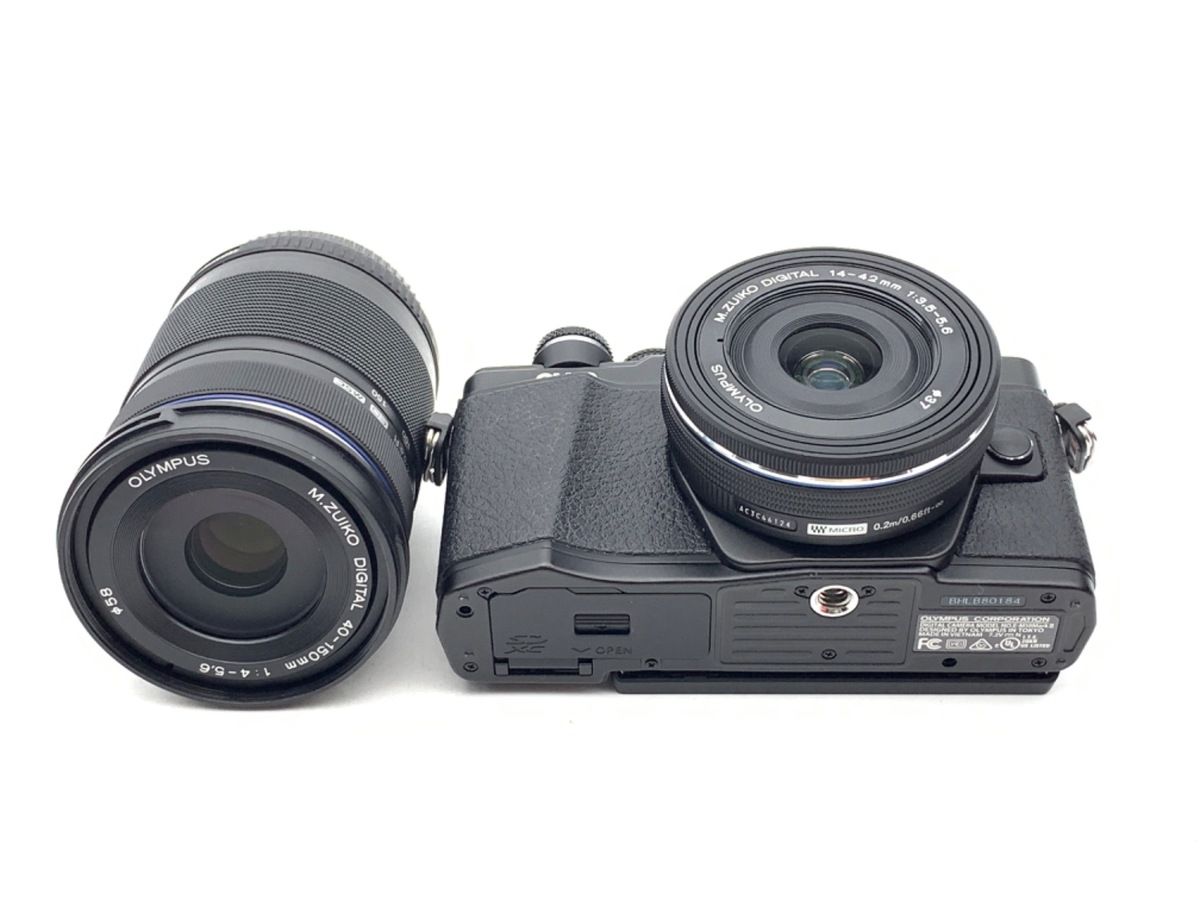  並品 オリンパス OM D E M 10 MarkII EZ ダブルズームキット ブラック ミラーレス一眼 デジタルカメラ