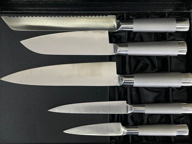 オールステンレス包丁 ドレスデン シリーズ 5点セット 【未使用