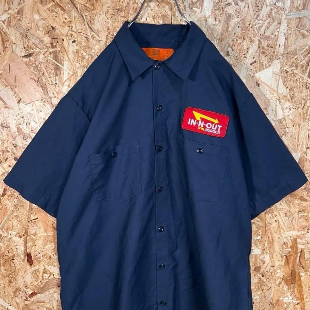 in-n-out burger イナウト インアンドアウトバーガーワークシャツ