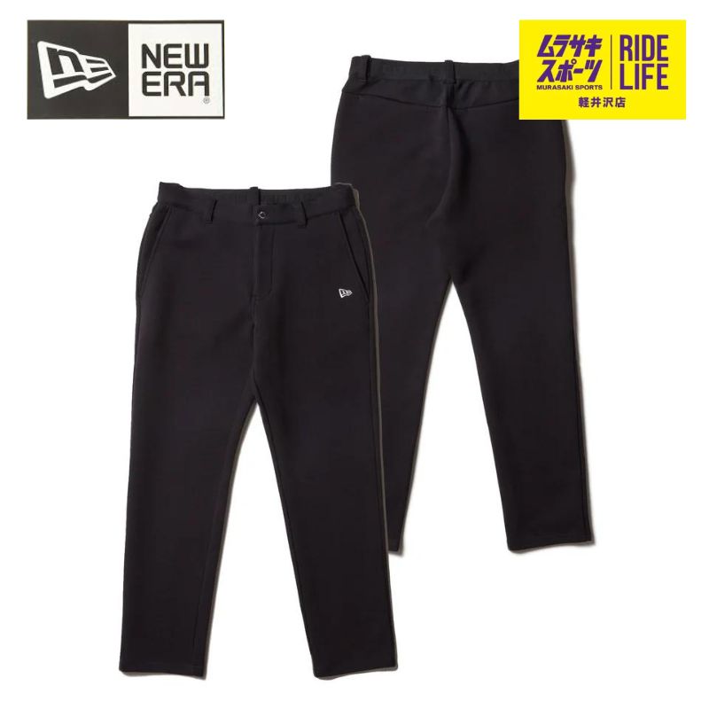 ムラスポ公式 NEWERA TECH SWEAT TAPERED PANTS テックスウェットテーパードパンツ ブラック ゴルフウェア メンズ パンツ 14326382
