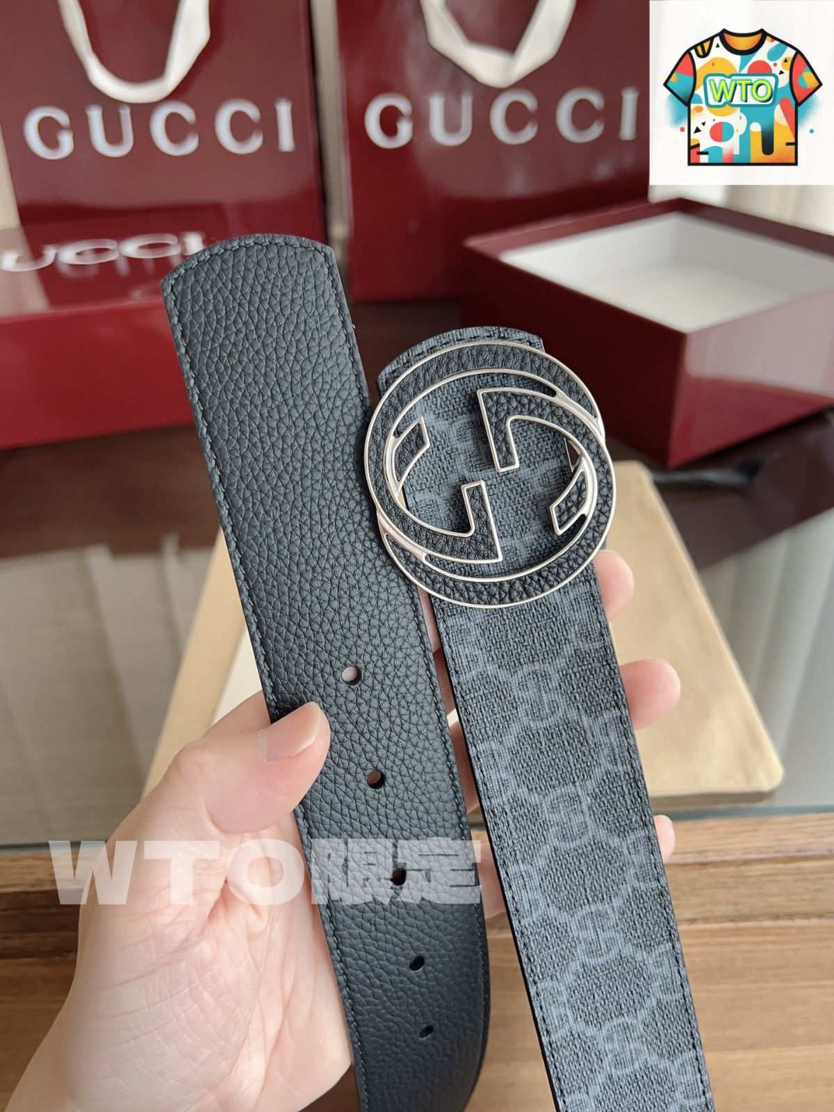 GUCCIダブルGロゴ レディースベルト　美品、稀少品です。 Gucci グッチ ダブルG ベルト - FARFETCH