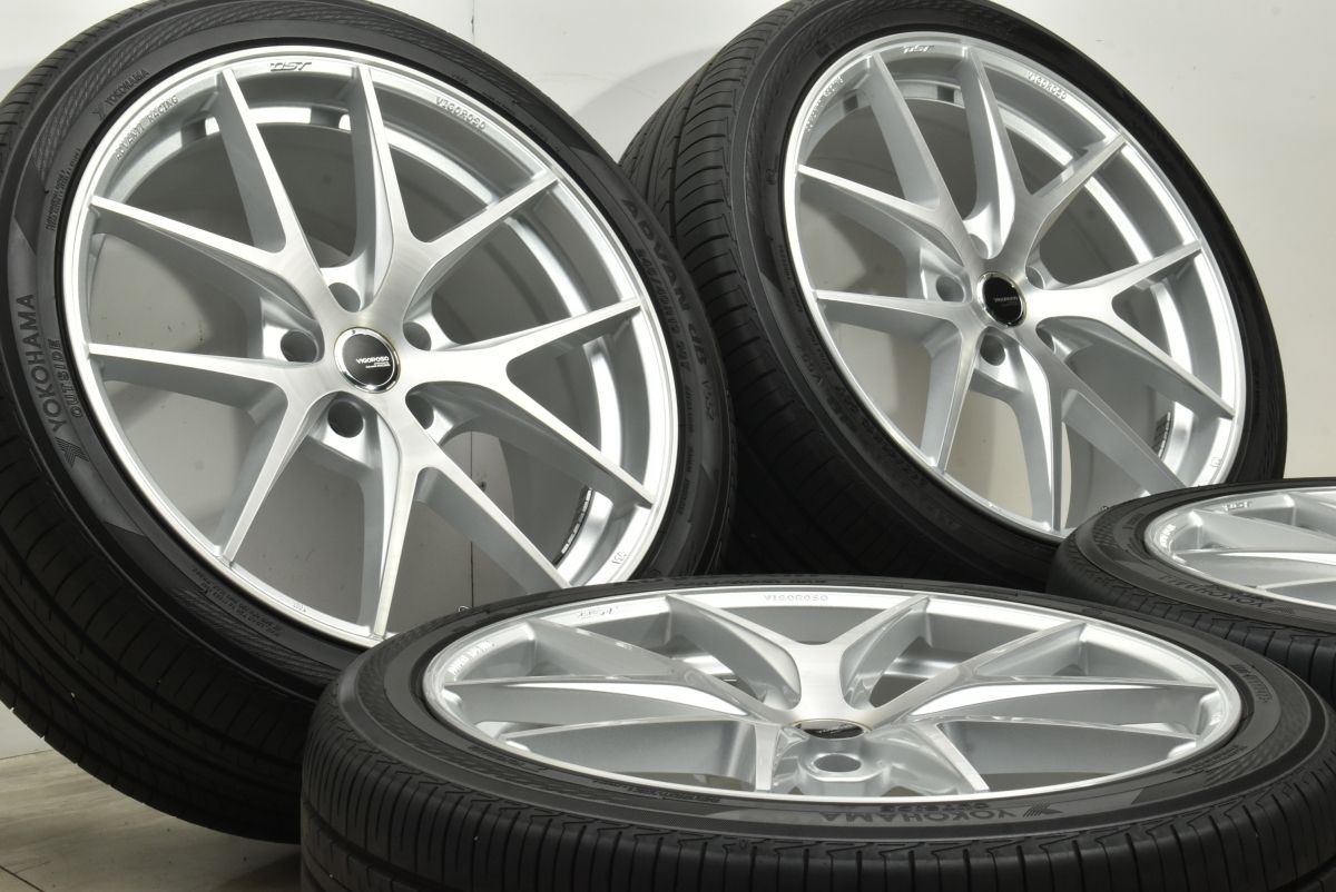 バリ溝 ADVANTI RACING VIGOROSO N628 19in 8.5J 35 PCD112 製 ヨコハマ アドバン dB V552 245 40R19 BMW G30 5シリーズ