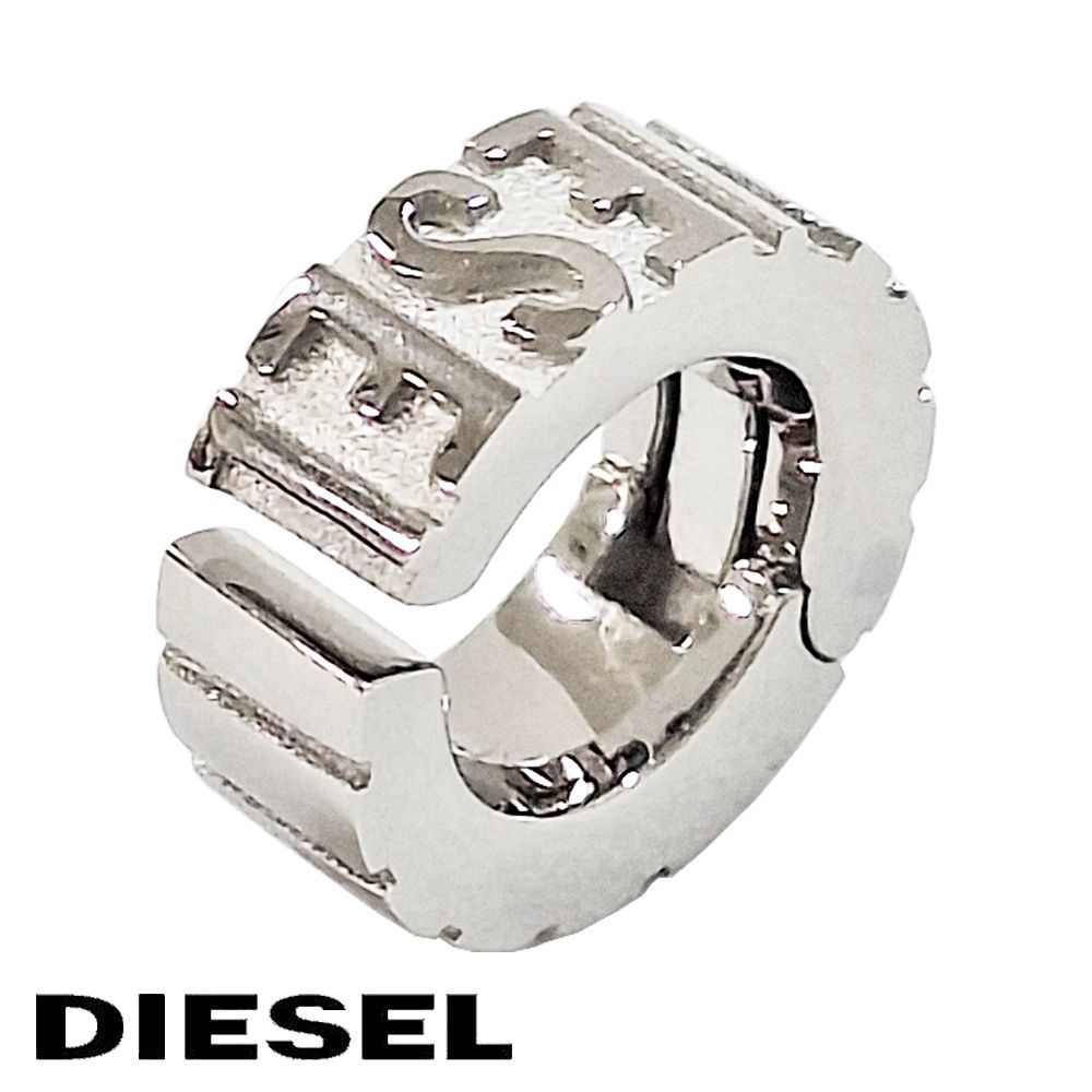 DIESELステンレススチール製カフピアス DIESEL ディーゼル ピアス 片耳 メンズ アクセサリー シルバー