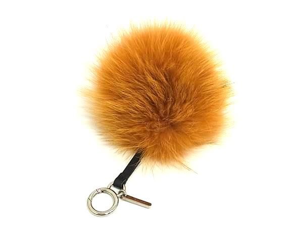 □極美品□ FENDI フェンディ バッグバグズ モンスター ポンポン