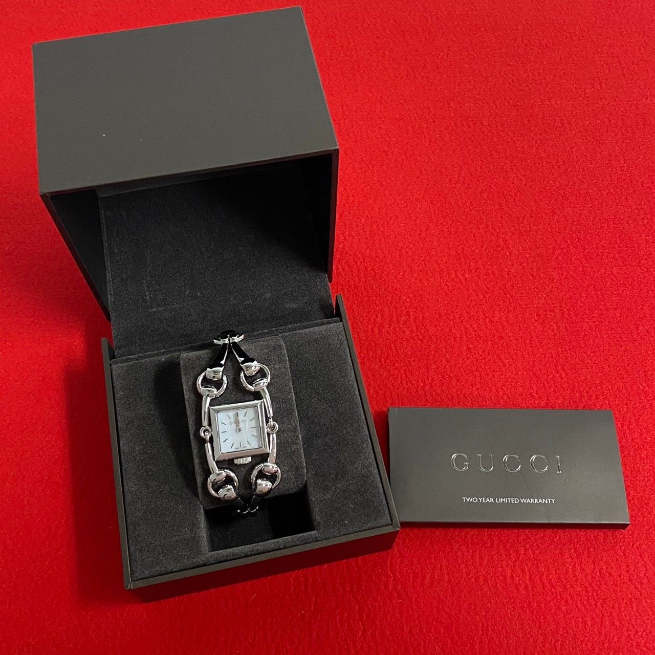 極 美品 希少品 箱付き GUCCI グッチ シニョーリア クォーツ