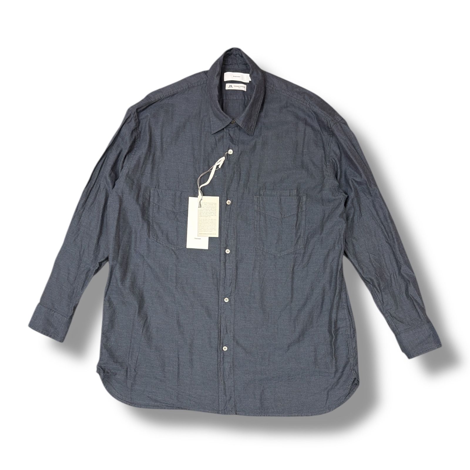 参考上代28600円 Graphpaper × THOMAS MASON Work Shirt ワークシャツ グラフペーパー トーマスメイソン コラボ GM193-50061 1 1281M4