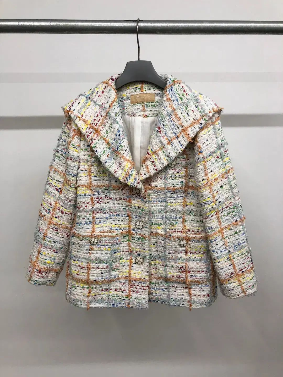 【雷市場（ポンジャン）商品韓国直送】 メイラベル キッズ キャンディー ツイード ジャケット 8y