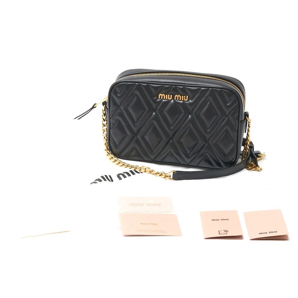 miumiu バッグ miumiu ミュウミュウ キルティング ショルダーバッグ 5BH133