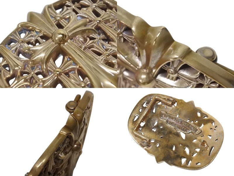 極美品　CHROME HEARTS セメタリークロス　ベルト　LINKAN購入 楽天市場】CHROME HEARTS CEMETERY CROSS BUCKLE クロムハーツ