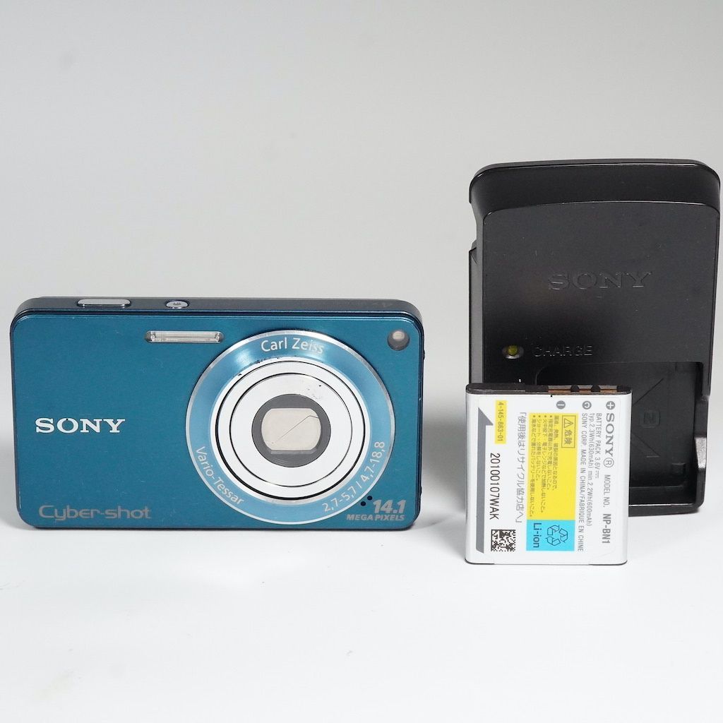 SONY ソニー Cyber-shot DSC-W350 ブルー デジタルカメラ コンデジ