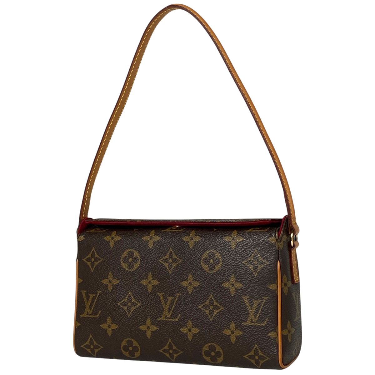 ルイ ヴィトン Louis Vuitton レシタル ワンショルダー 肩掛け 手提げ ハンドバッグ モノグラム ブラウン M51900 レディース