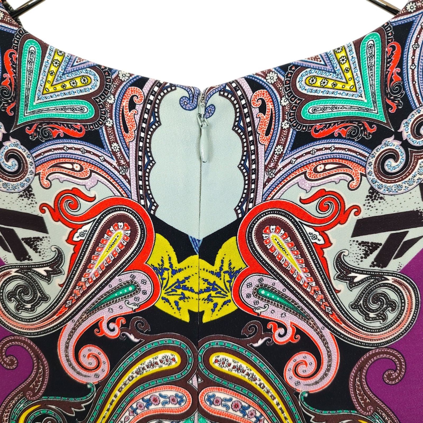 ETRO エトロ ペイスリー柄 ノースリーブ ワンピース 152-17451