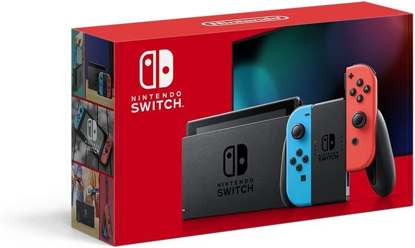 【新品】Nintendo Switch Joy-Con L ネオンブルー/ R ネオンレッド パッケージサイズ変更前 