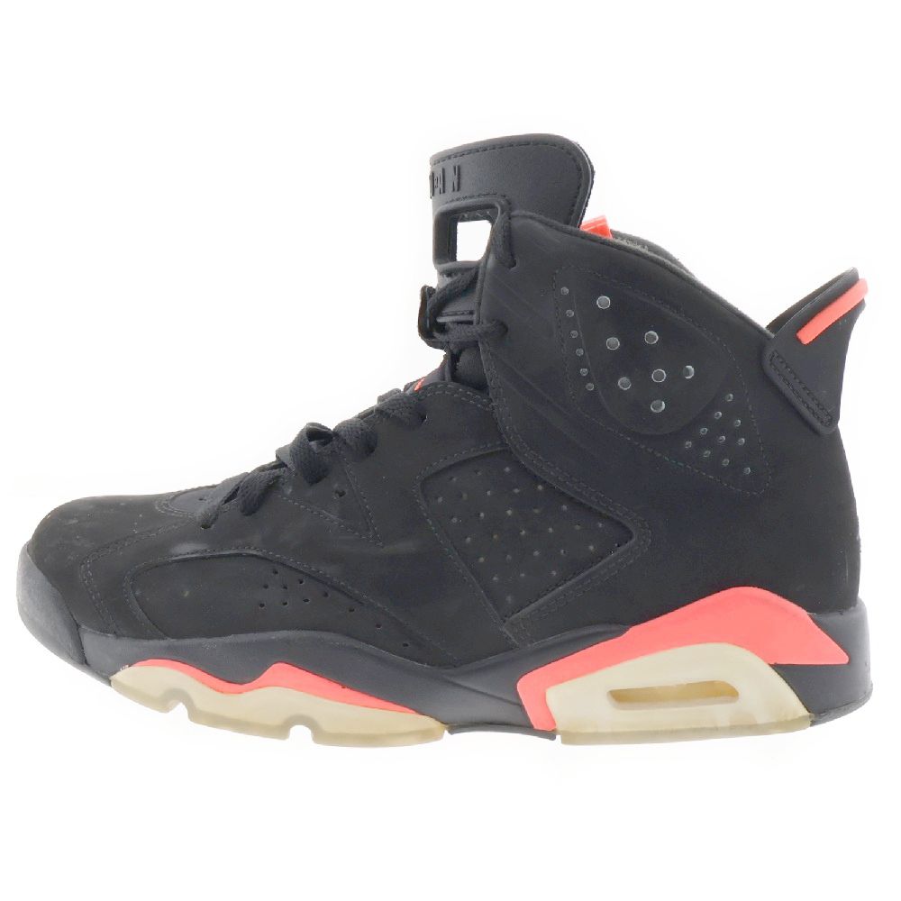 NIKE (ナイキ) AIR JORDAN 6 RETRO INFRARED BLACK 2014 384664-023 エアジョーダン6  インフラレッド ブラック ハイカットスニーカー ブラック US9/27cm - メルカリ