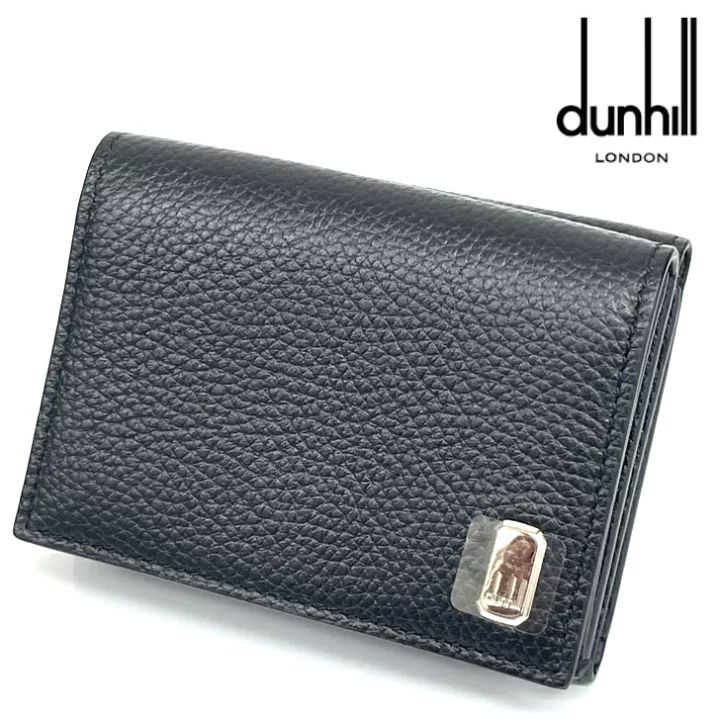 新品ダンヒル dunhill 三つ折り財布 ブラック メンズ 正規品 - FLYING