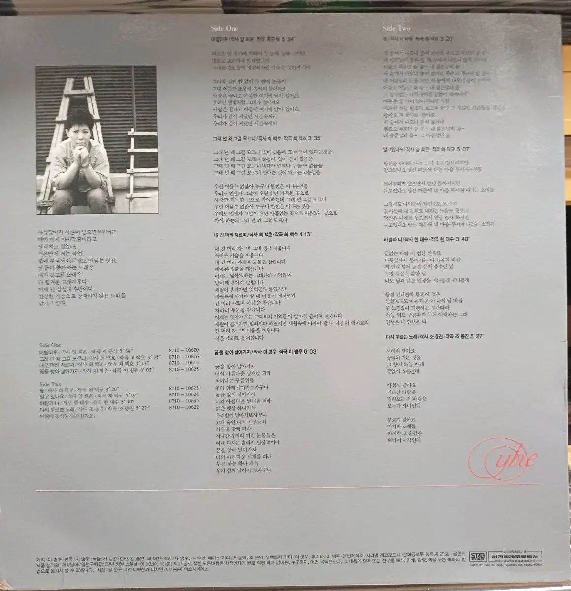 87 初年度 ヤン ヒウン LP 別れた後 NM