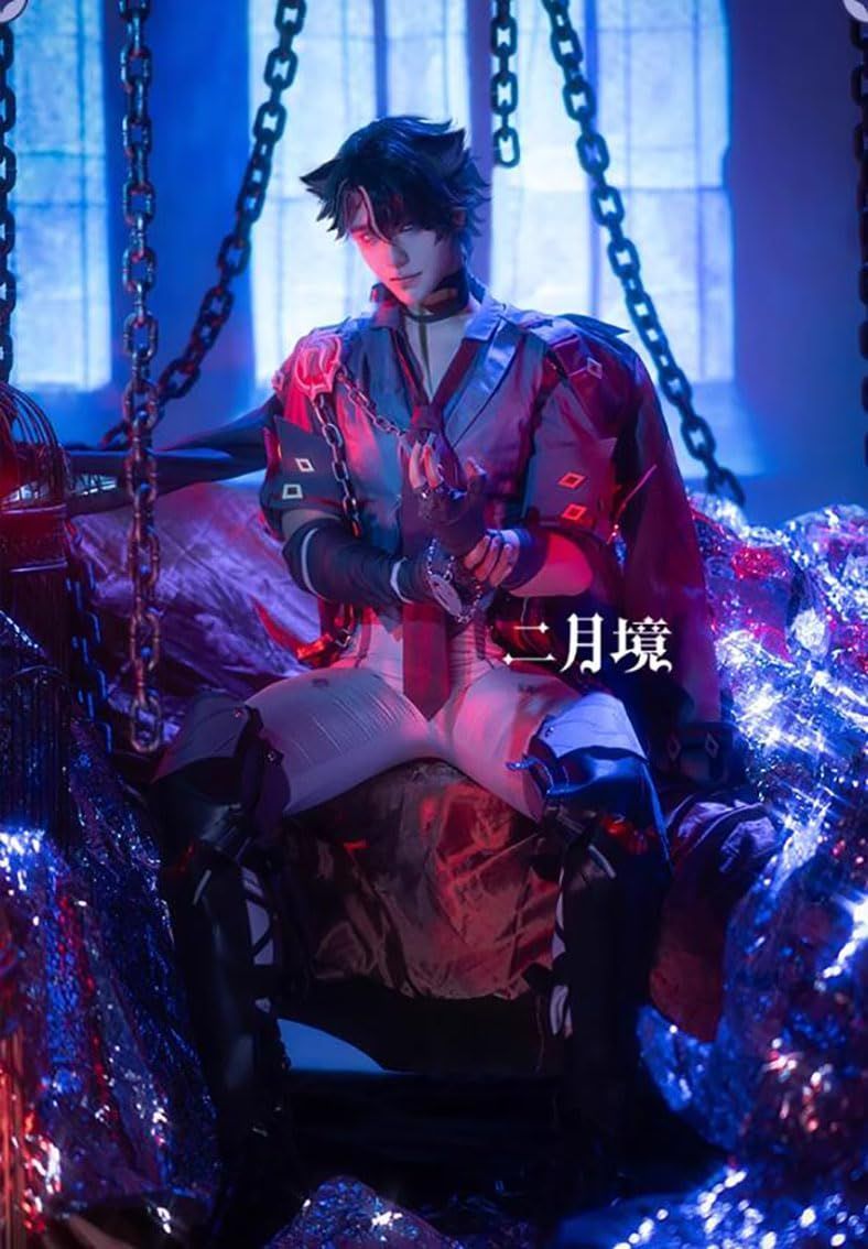 五次元 耳飾付き 高品? 実物撮影 原神 Genshin リオセスリ コスプレ 衣装 コスチューム 原神Genshin impact 学園祭 文化祭 忘年会 ハロ BJ0919ML03